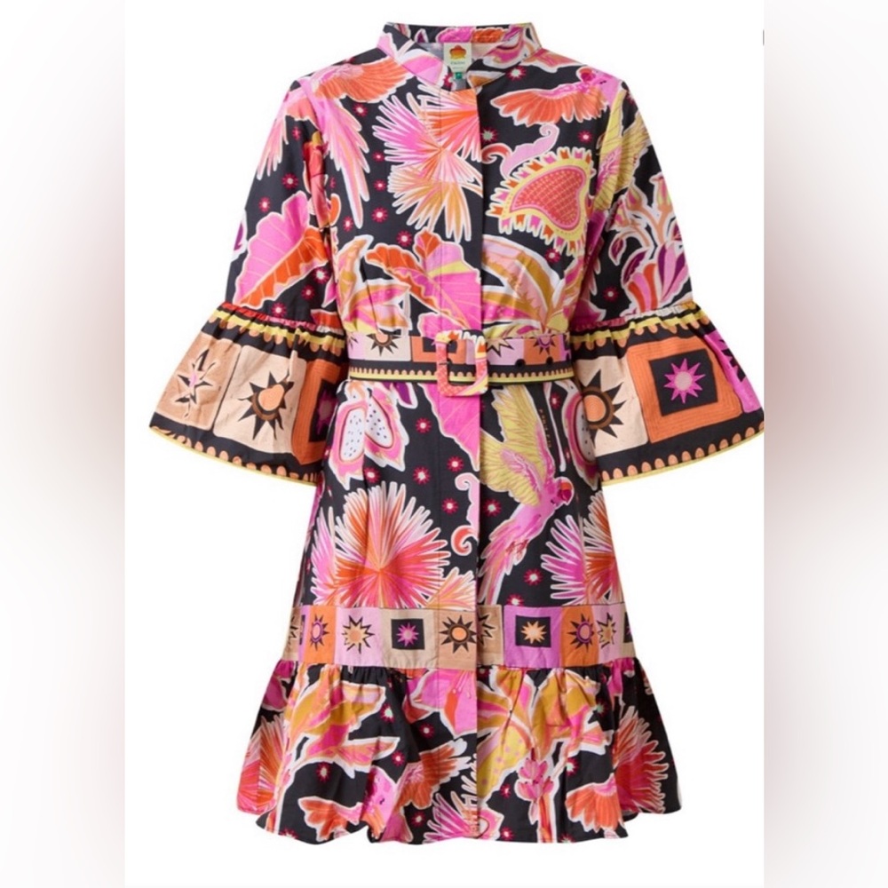 FARM RIO Black
Enchanted
Nature Min Dress 
Never worn
Tags attached